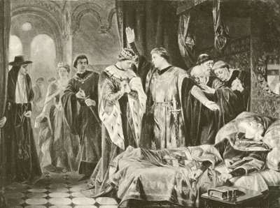 Druhá část Jindřicha VI. Akt III – scéna II (hlubotisk) od Felix Octavius Carr Darley