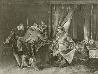 Zkrocení zlé ženy. Indukce, scéna II (hlubotisk) od Felix Octavius Carr Darley