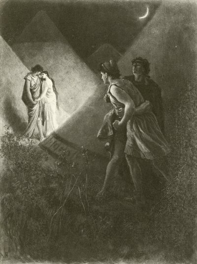 Troilus a Cressida. Akt V-Scene II (hlubotisk) od Felix Octavius Carr Darley