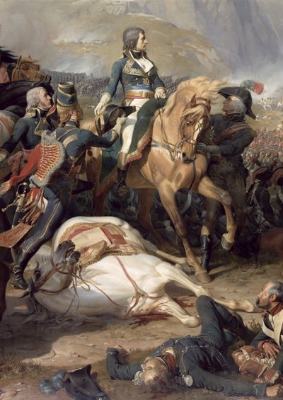 Bitva u Rivoli, 1844 (detail 28341) od Felix Philippoteaux