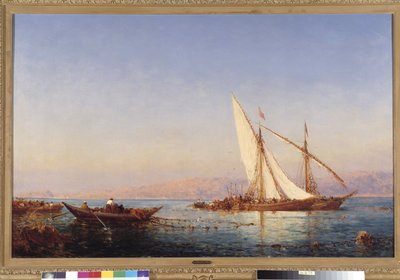 Rybolov v Marseille Malba Felixe Ziema (1821-1911) 1911 Povinná zmínka: Collection foundation needs de Provence, Marseille od Félix Ziem