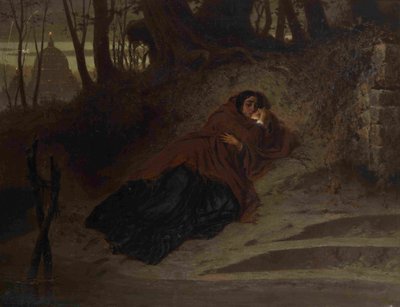 Opuštěný. Vatikán a hřích, 1872 od Feodor Andreyevich Bronnikov