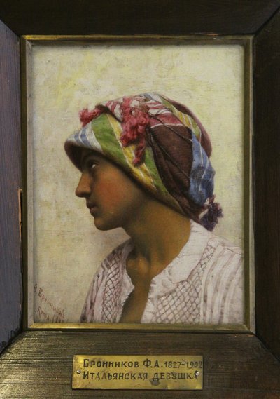 Italská dívka, 1880 od Feodor Andreyevich Bronnikov