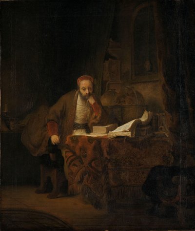 Učenec ve své studii, cca 1640 (olej na plátně) od Ferdinand Bol