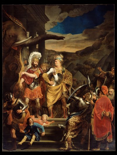 Fabritius und Pyrrhus od Ferdinand Bol