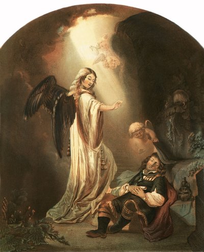 Jacobův sen od Ferdinand Bol