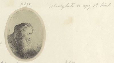 Oude muž klade Baarda Kolekce osmdesáti pěti původních tisků (název série) od Ferdinand Bol