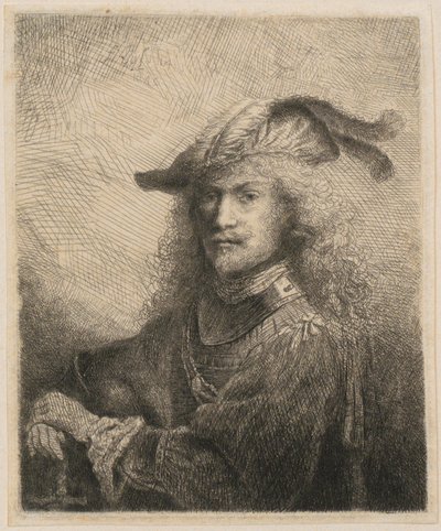 Portrét důstojníka (snad umělcův autoportrét?) od Ferdinand Bol