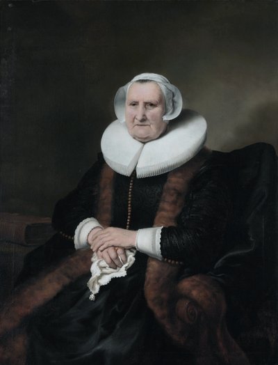 Portrét Elisabeth Jacobsdr. Bas (1571-1649) od Ferdinand Bol