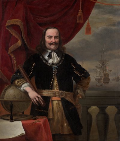 Portrét Michiela de Ruytera (1607-1676) od Ferdinand Bol