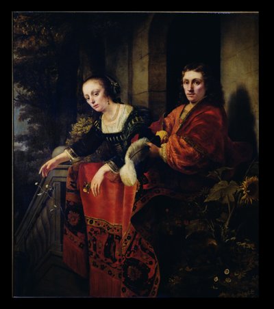 Portrét manžela a manželky, 1654 od Ferdinand Bol