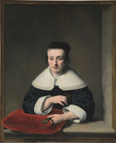 Portrét dámy u okna od Ferdinand Bol