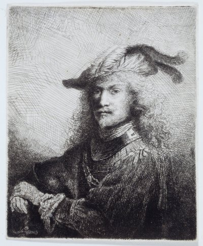 Portrét důstojníka od Ferdinand Bol