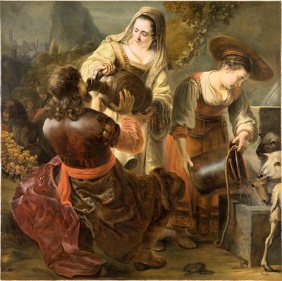 Rebecca a Eliezer u studny, c. 1645. od Ferdinand Bol