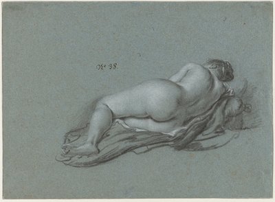 Ležící ženský akt od Ferdinand Bol