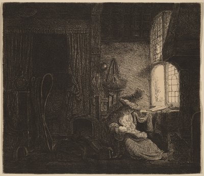 Rodina v pokoji od Ferdinand Bol