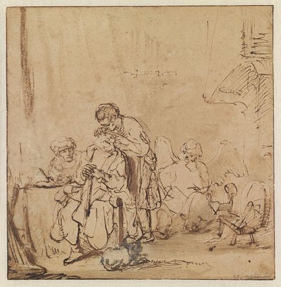 Uzdravení Tobita od Ferdinand Bol