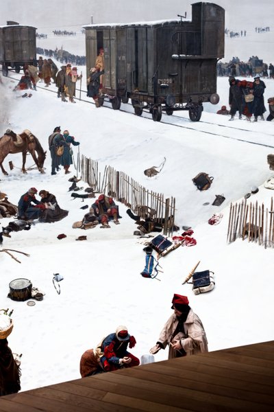 Bourbaki Panorama von Ferdinand & Castres Edouard (1838-1902) Hodler