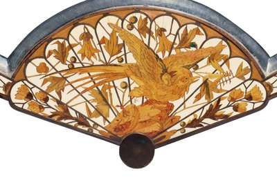 Detail stolního zrcadla, Maison Giroux, kolem 1880 od Ferdinand Duvinage