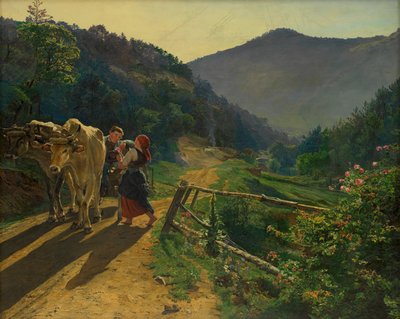 Čas růží od Ferdinand Georg Waldmüller