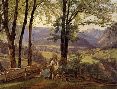 Pohled na Ischl od Ferdinand Georg Waldmüller