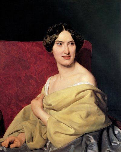 Anna Bayer, umělcova druhá manželka od Ferdinand Georg Waldmuller
