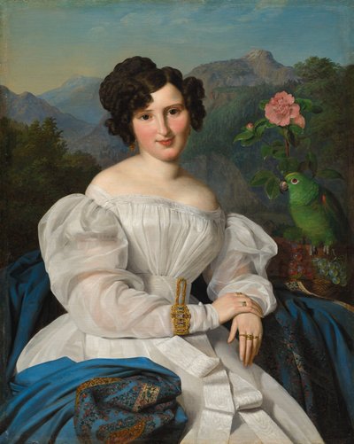 hraběnka Széchenyiová od Ferdinand Georg Waldmuller