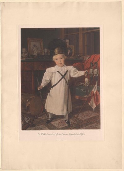 Rakouský císař František Josef I. od Ferdinand Georg Waldmuller