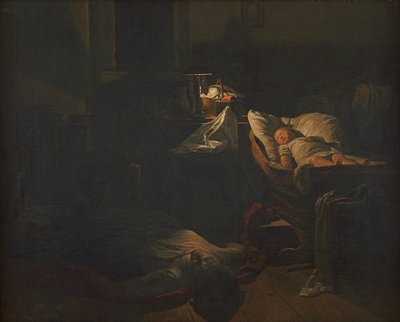 vyčerpaná síla od Ferdinand Georg Waldmuller