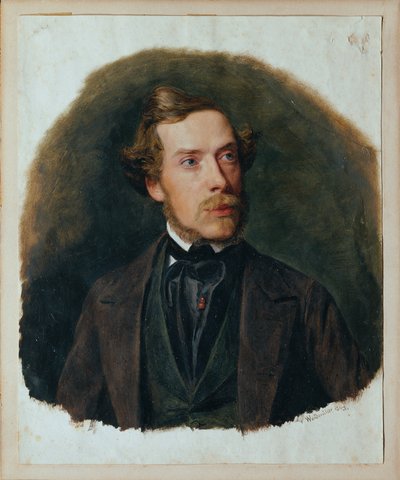 Gustav Barth, sbormistr Vídeňského mužského sboru od Ferdinand Georg Waldmuller