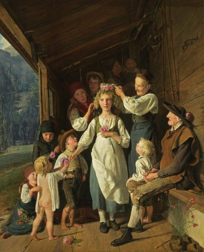 Družička od Ferdinand Georg Waldmuller