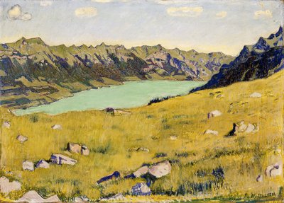 Jezero Brienz z Breitlauenen, 1906 od Ferdinand Hodler