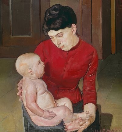 Matka a dítě. 1887 od Ferdinand Hodler