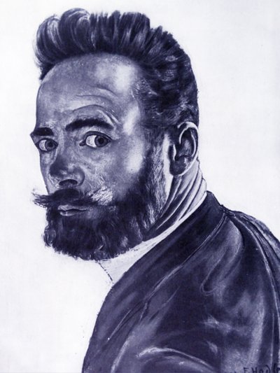 Autoportrét, 1891 od Ferdinand Hodler
