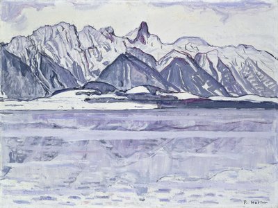 Stockhorn Snowy, 1913-1914 od Ferdinand Hodler