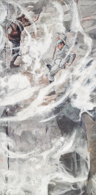 The Climb, 1894. od Ferdinand Hodler