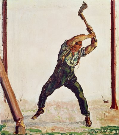Woodman, 1910 od Ferdinand Hodler