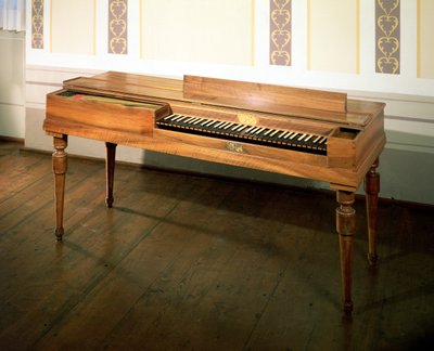Clavichord, kdysi vlastněný Franzem Josephem Haydnem (1732-1809) od Ferdinand Hofmann