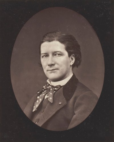 Victorien Sardou francouzský dramatik, 1831-1908, c. 1876. od Ferdinand J. Mulnier
