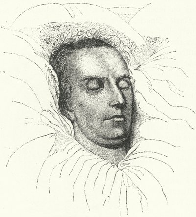 Německý básník a dramatik Friedrich Schiller na smrtelné posteli od Ferdinand Jagemann