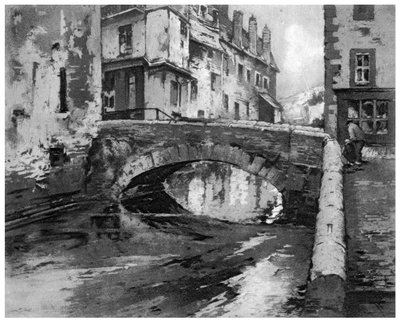 Breton Bridge, c1890-1940 1924 od Ferdinand Jean Luigini