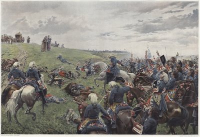 Válka v Dentelles od Ferdinand Joseph Gueldry