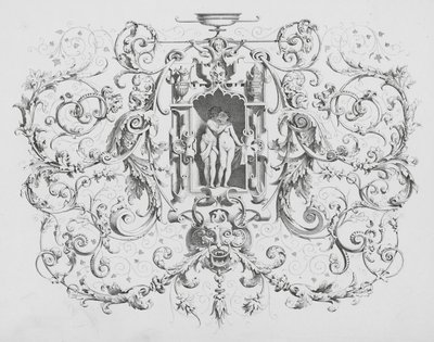 Ornament od Charlese Klimsche (rytina) od Ferdinand Karl Klimsch