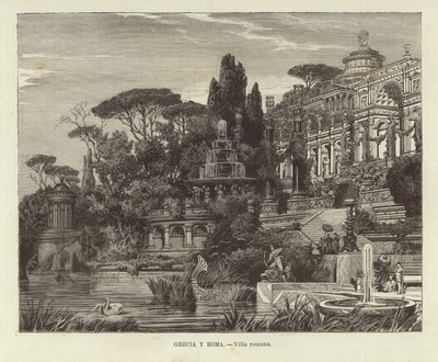 Řecko a Řím - římská vila od Ferdinand Knab