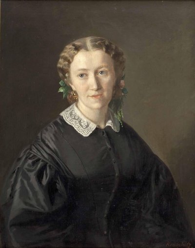 Portrét dámy od Ferdinand Krumholz