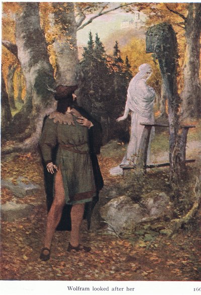 Wolfram se o ni staral, ilustrace z hospody The Stories of Wagner