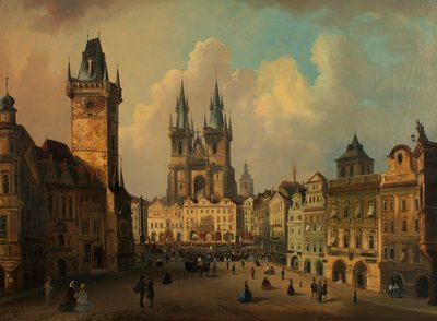 Staroměstské náměstí v Praze od Ferdinand Lepie