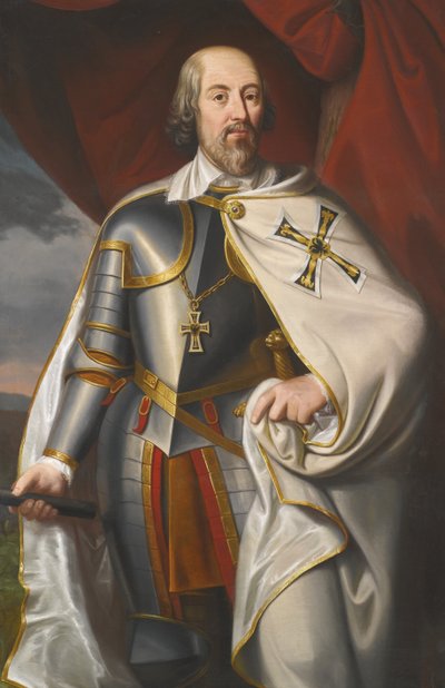 Portrét Heinricha Walpota von Bassenheim, polovina 19. století od Ferdinand Müller