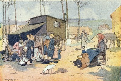 Retamer, v Obrázkové knize dětství, kolem roku 1900 (rytina) od Ferdinand Raffin