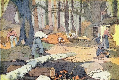 Sabotter woodman, v Imagier de l